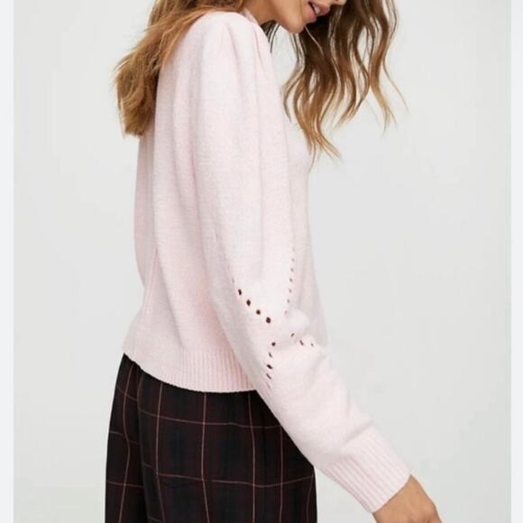 Aritzia Wilfred Ingrid Sweater Fairy Pink Size XS 73646 - Picture 4 of 15